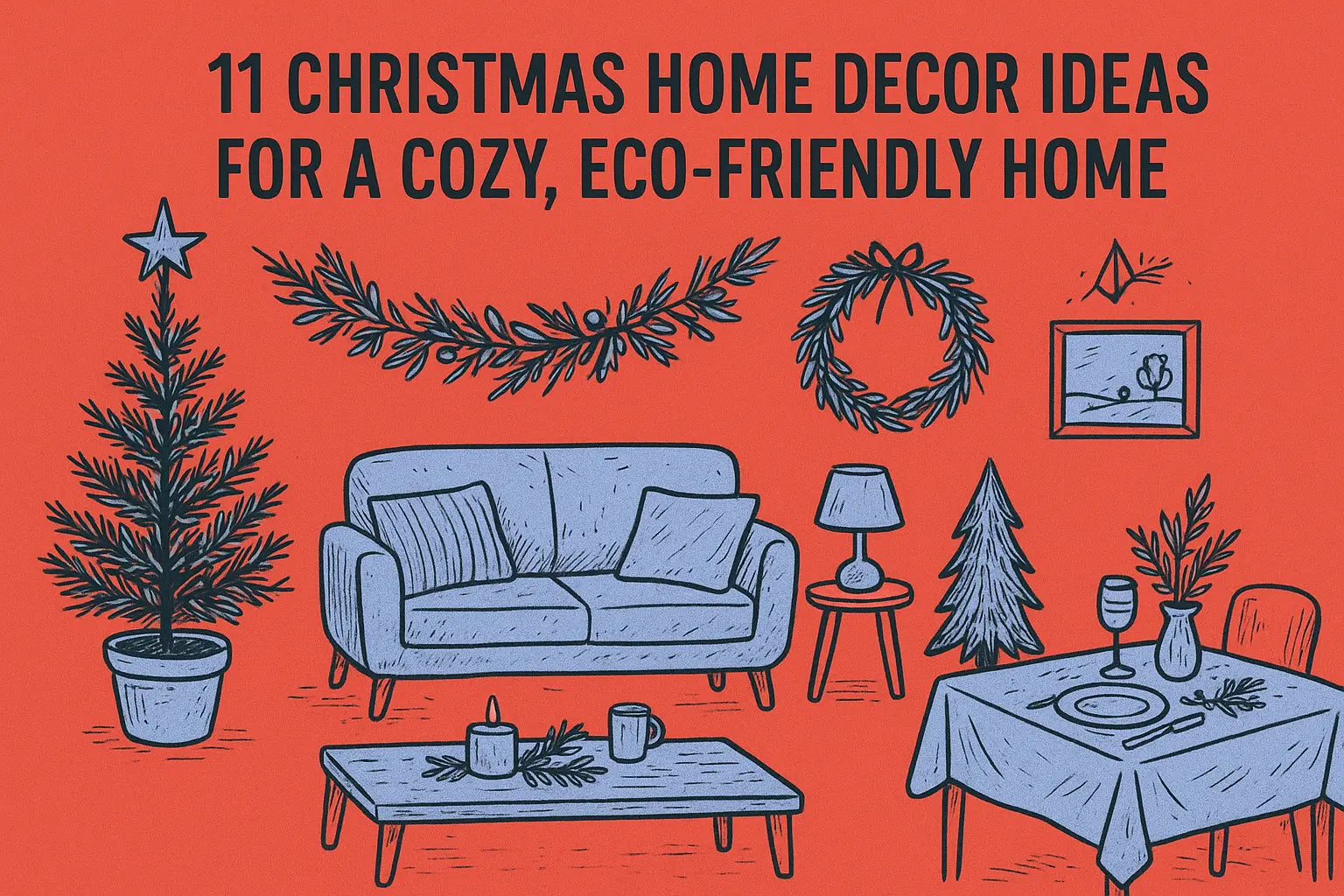 11 Christmas Home Decor Ideas for a Cozy, Eco-Friendly Home - NOVA HOME FURNITURE