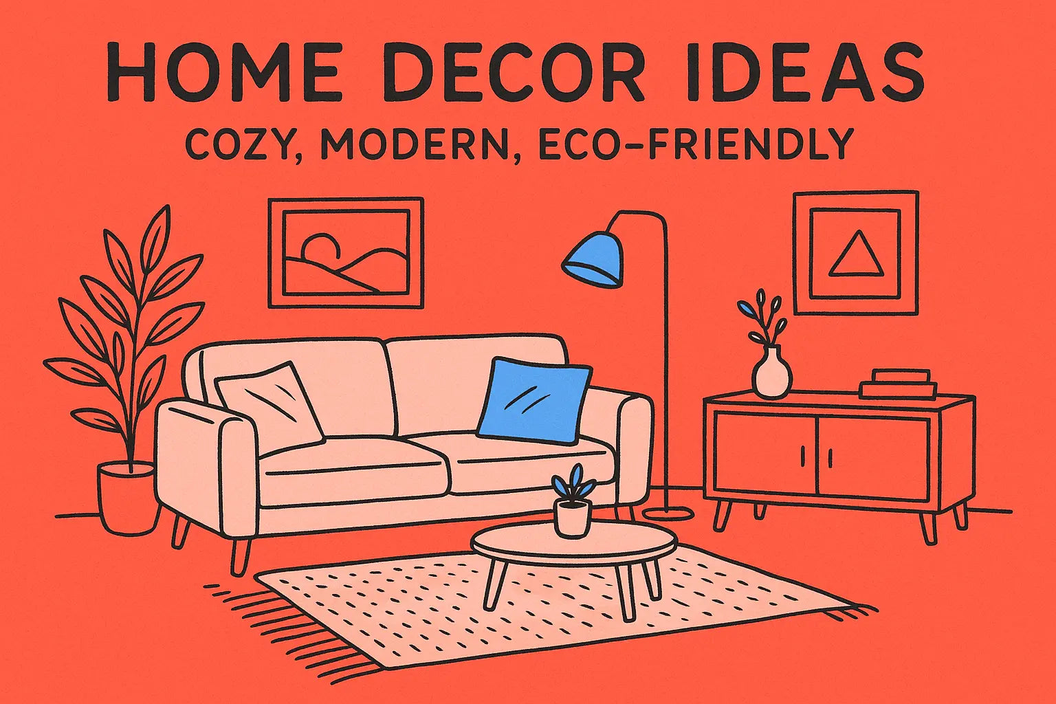 Home Decor Ideas for Living Room: Cozy, Modern, Eco-Friendly - NOBLE HOME INTERIORS