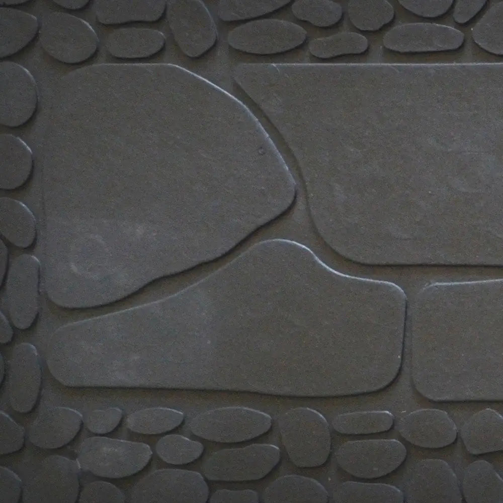 10" X 33" Black Rubber Outdoor Door Mat - NOBLE HOME INTERIORS