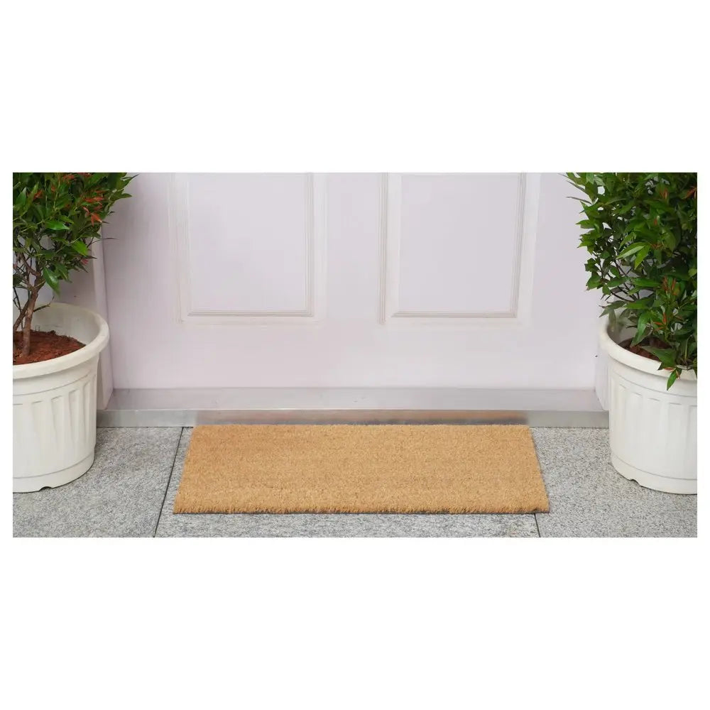 12" X 24" Natural Coir Outdoor Door Mat - NOBLE HOME INTERIORS