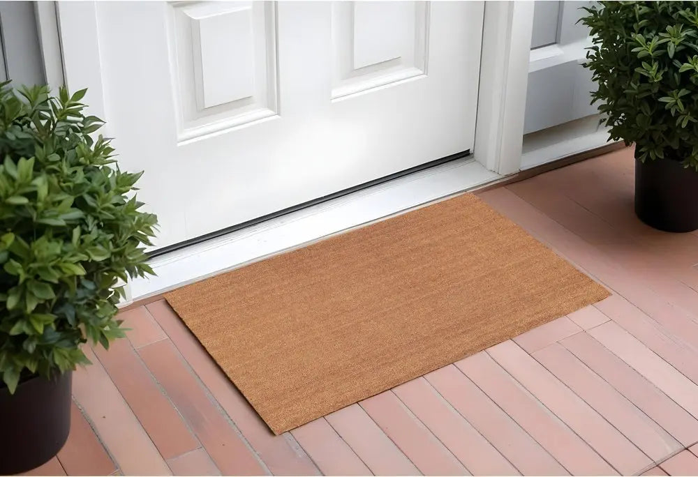 12" X 24" Natural Coir Outdoor Door Mat - NOBLE HOME INTERIORS