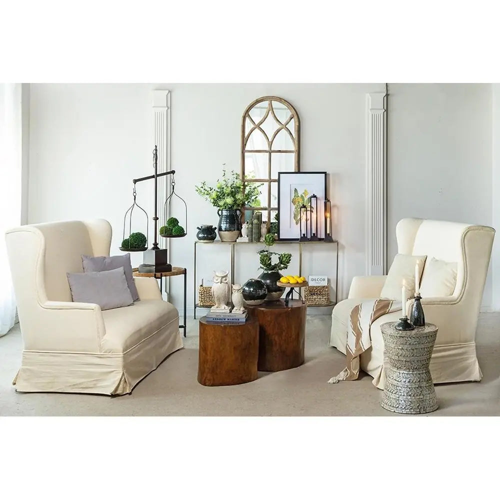 13" Dark Green Terracotta Round Jug Vase - NOBLE HOME INTERIORS