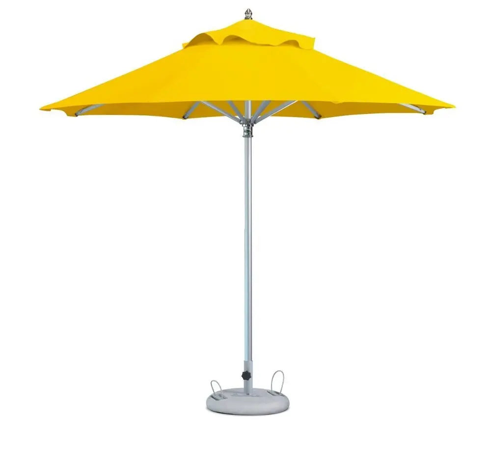 13' Yellow Polyester Round Market Patio Umbrella - NOBLE HOME INTERIORS