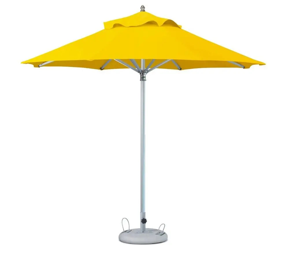 13' Yellow Polyester Round Market Patio Umbrella - NOBLE HOME INTERIORS