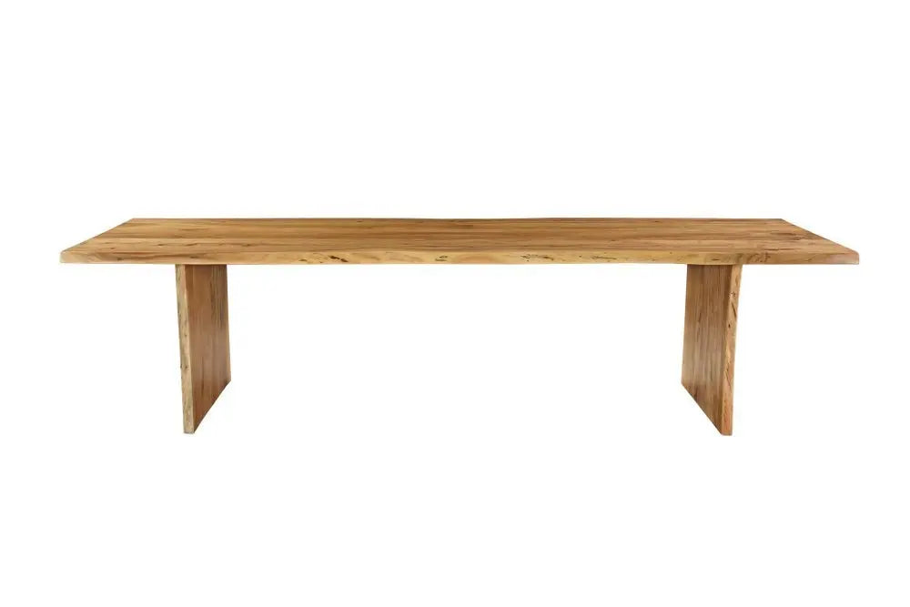 15 Piece Brown Solid Wood Dining Set with 14 - NOVA HOME FURNITURE