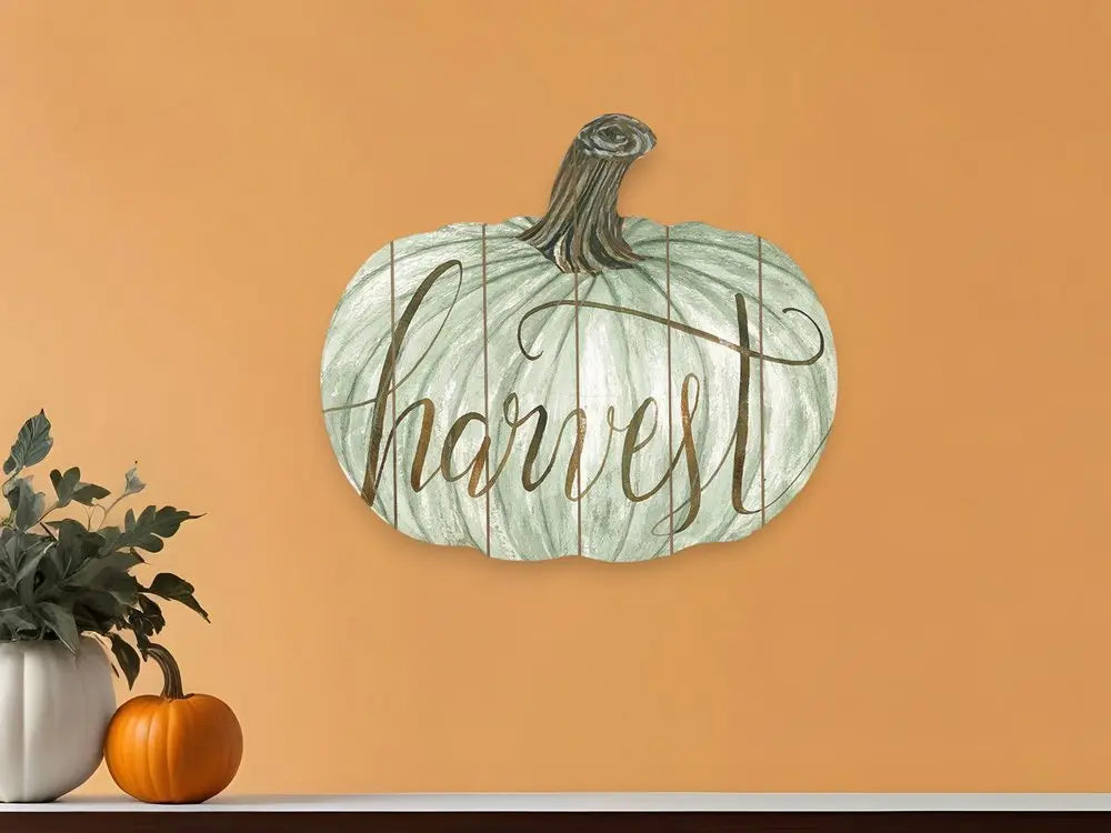 15" X 17" Brown And Green Harvest Hanging Dimensional Sculpture - NOBLE HOME INTERIORS