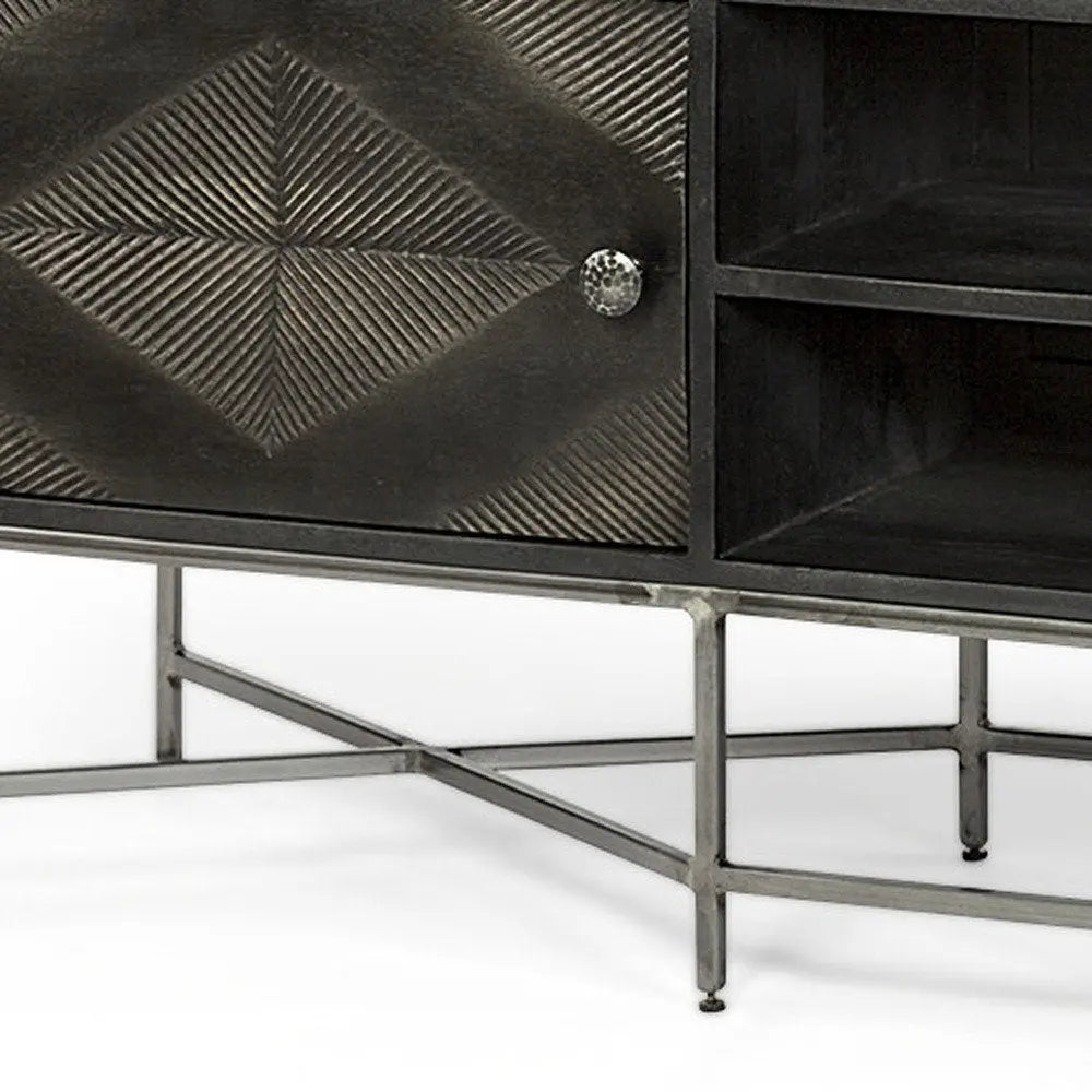 16" Dark Brown Solid Wood Console Table HomeRoots