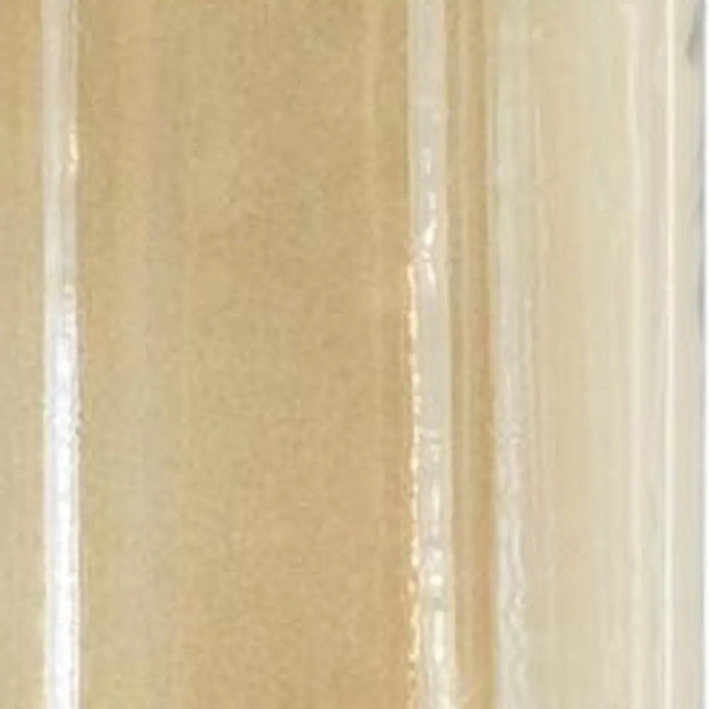 16" Gold And White Glass And Marble Table Vase - NOBLE HOME INTERIORS