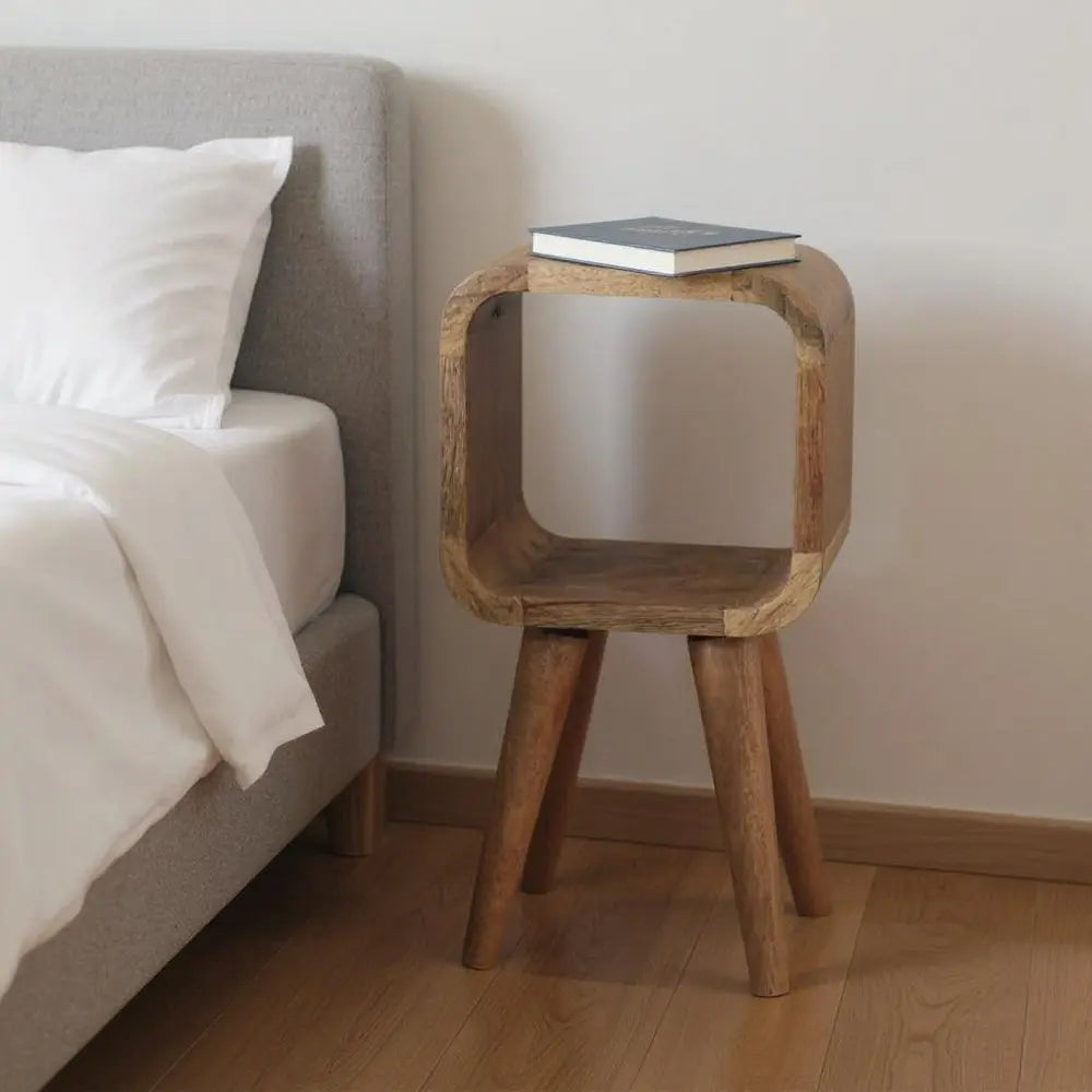 16" Oak Solid Wood Nightstand - NOBLE HOME INTERIORS