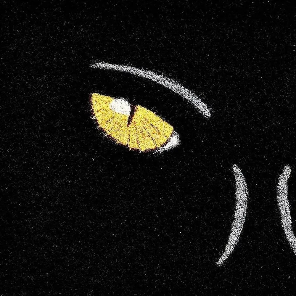 17" X 29" Black And White Halloween Halloween Outdoor Coir Door Mat - NOVA HOME FURNITURE