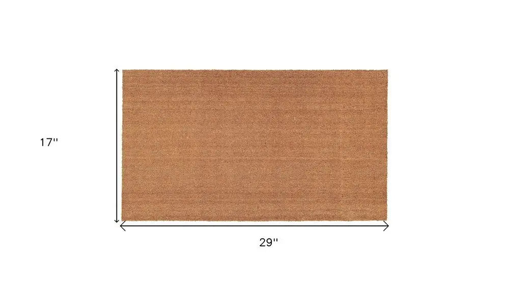 17" X 29" Natural Coir Outdoor Door Mat - NOBLE HOME INTERIORS