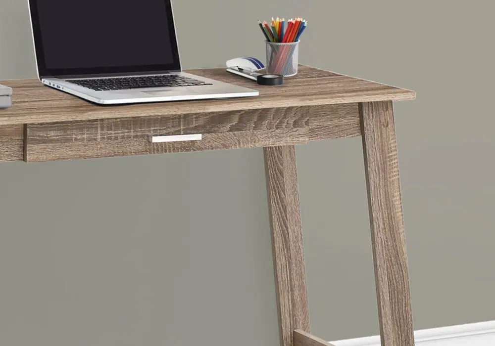 18" Brown Computer Desk - NOBLE HOME INTERIORS
