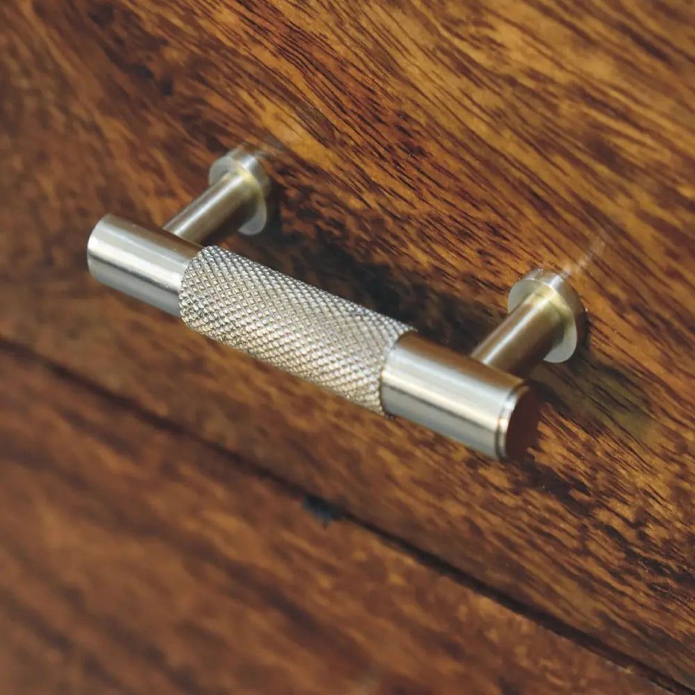 18" Brown Solid Wood Three Drawer Nightstand - NOBLE HOME INTERIORS