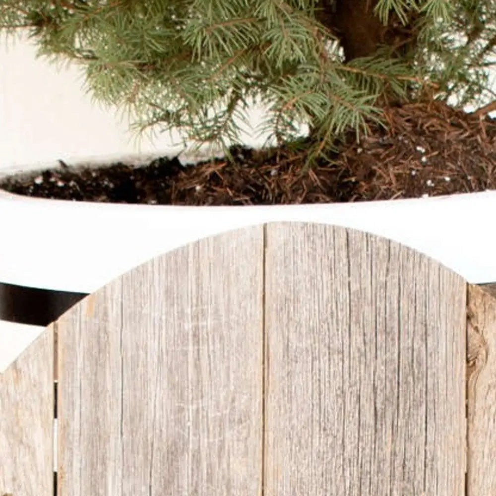 18" Rustic Farmhouse Gray Wooden Large Egg - NOBLE HOME INTERIORS