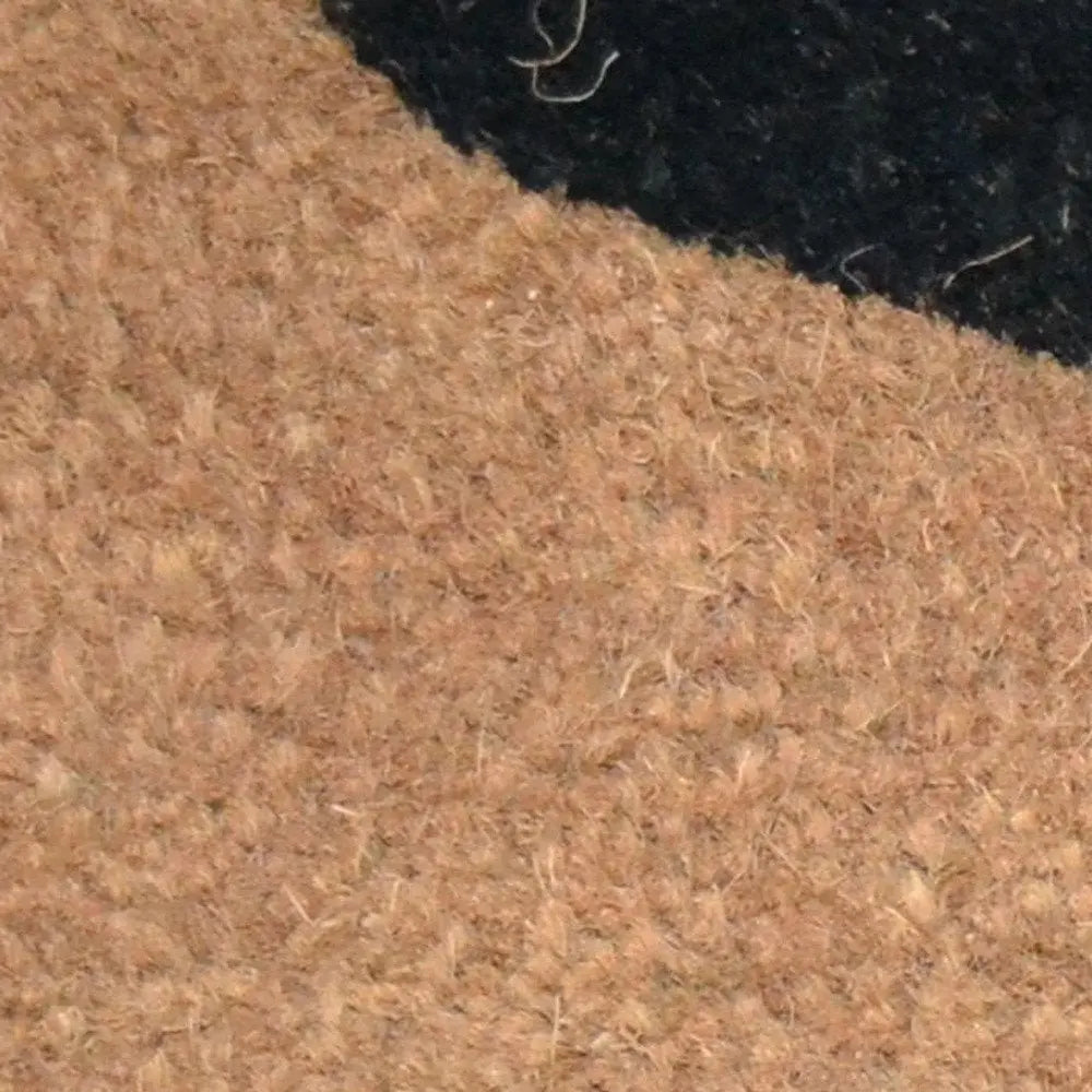 18" X 30" Brown and Black Coir Come In Wine a Little Outdoor Door Mat - NOBLE HOME INTERIORS