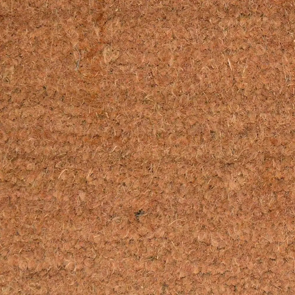 18" X 30" Brown and Black Coir Scrollwork Outdoor Door Mat - NOBLE HOME INTERIORS