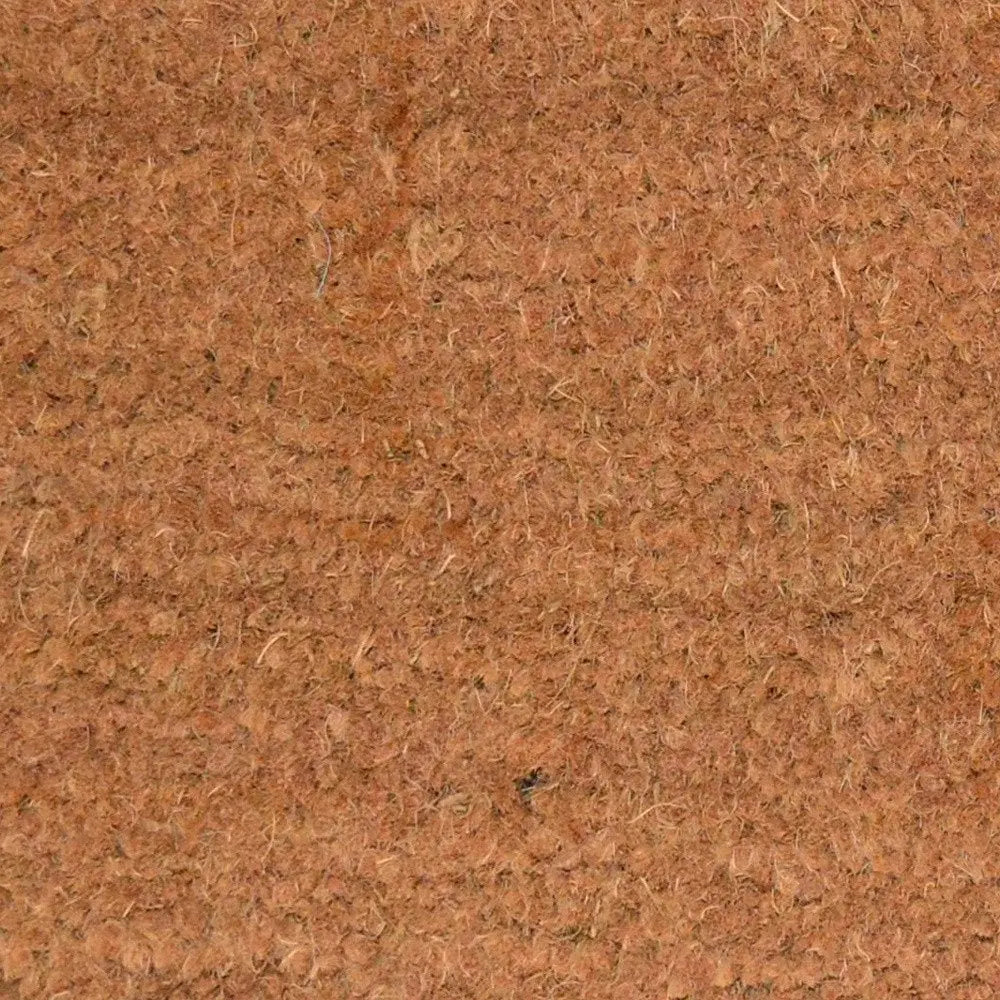 18" X 30" Brown and Black Coir Scrollwork Outdoor Door Mat - NOBLE HOME INTERIORS