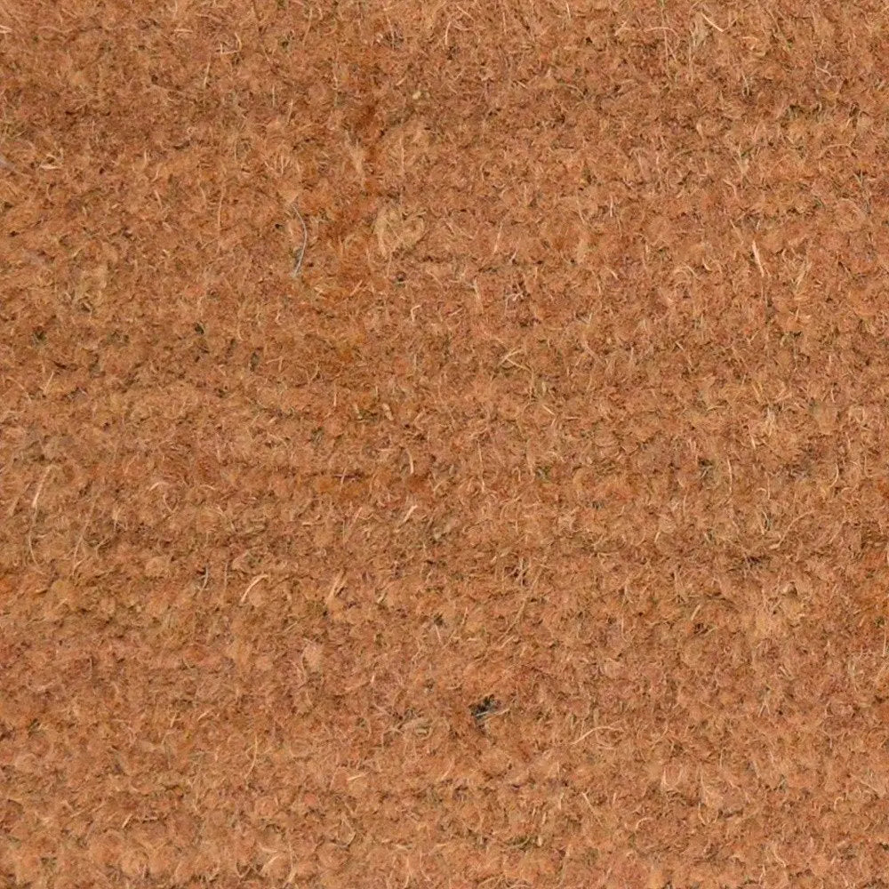 18" X 30" Brown and Black Coir Scrollwork Outdoor Door Mat - NOBLE HOME INTERIORS