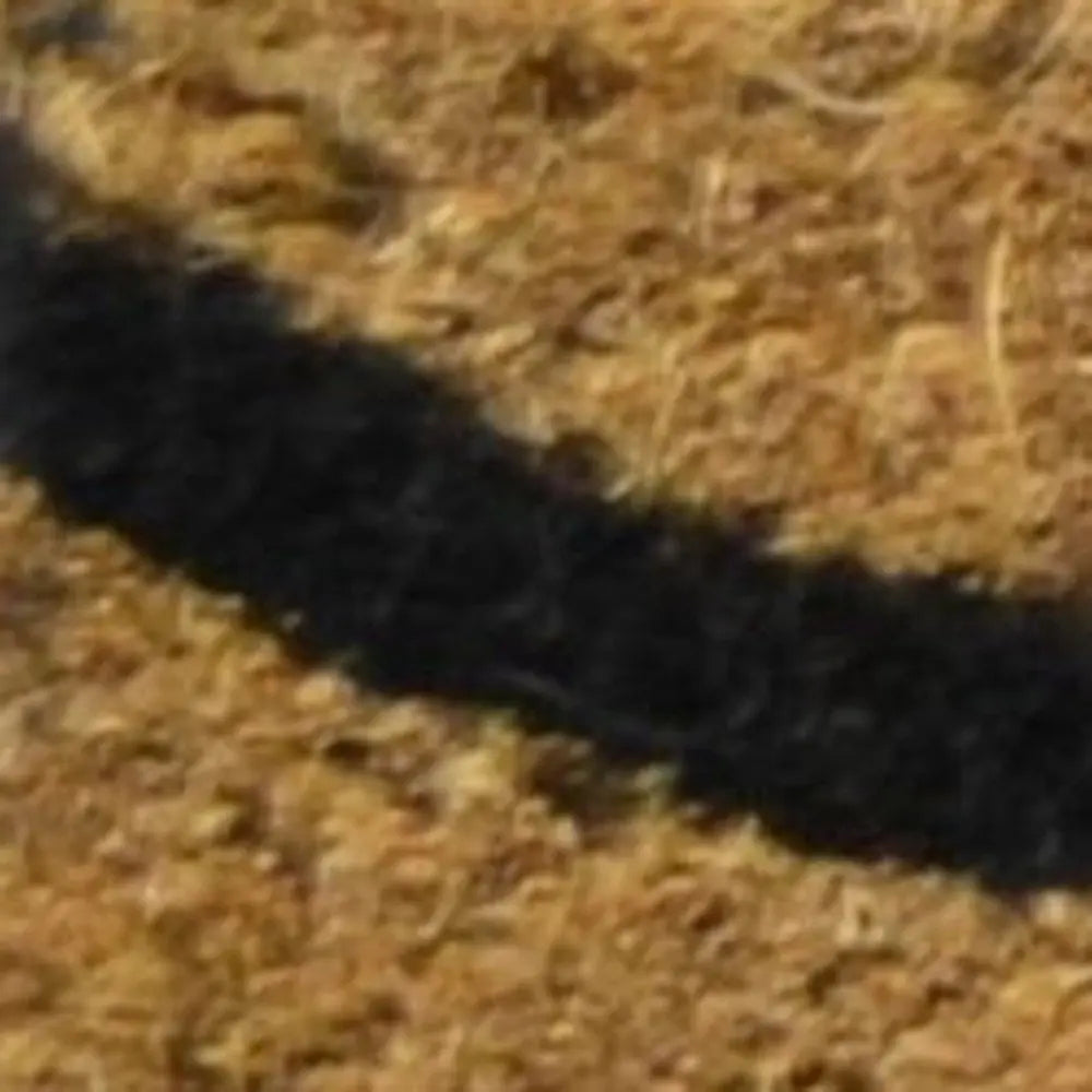 18" X 30" Brown and Black Coir Welcome Good Bye Outdoor Door Mat - NOBLE HOME INTERIORS