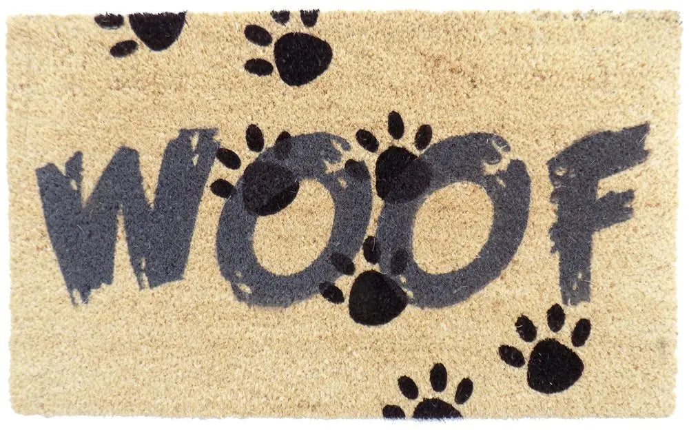 18" X 30" Brown and Black Coir Woof Outdoor Door Mat - NOBLE HOME INTERIORS