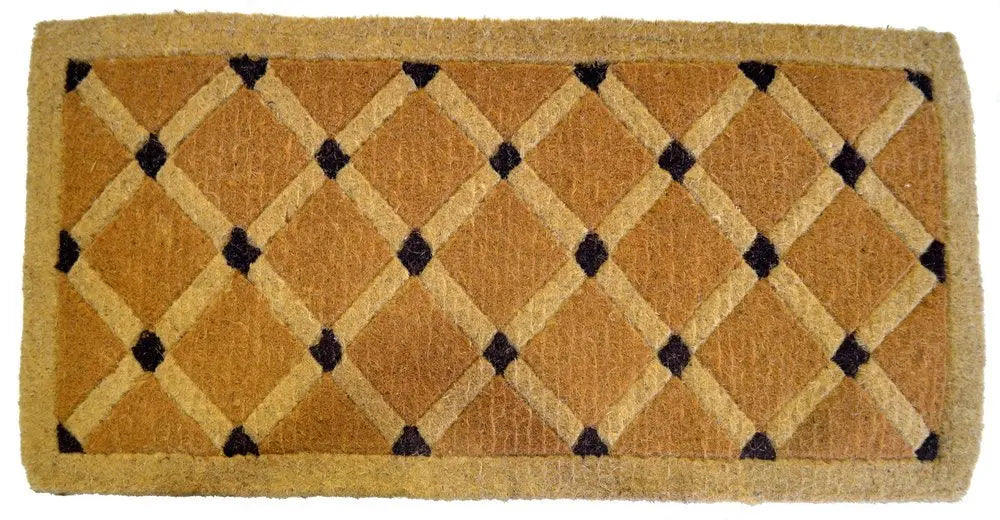 18" X 30" Brown Coir Outdoor Door Mat - NOBLE HOME INTERIORS