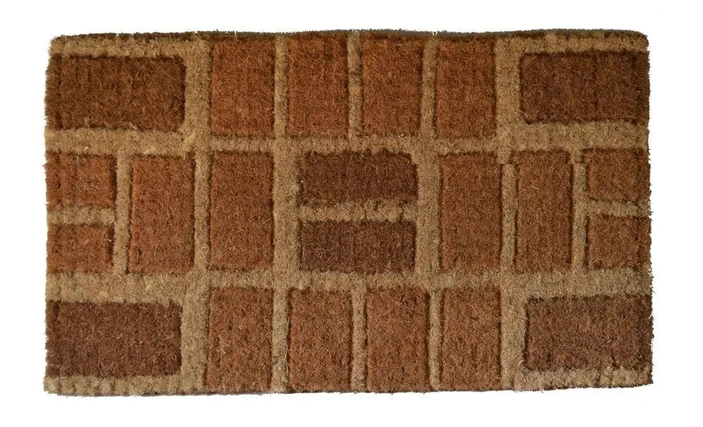18" X 30" Brown Coir Outdoor Door Mat - NOBLE HOME INTERIORS