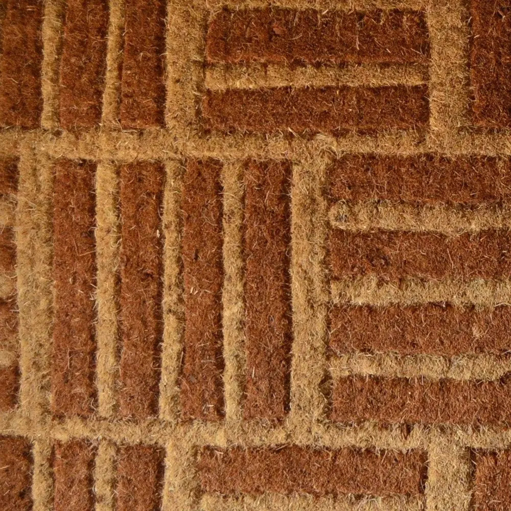 18" X 30" Brown Coir Outdoor Door Mat - NOBLE HOME INTERIORS