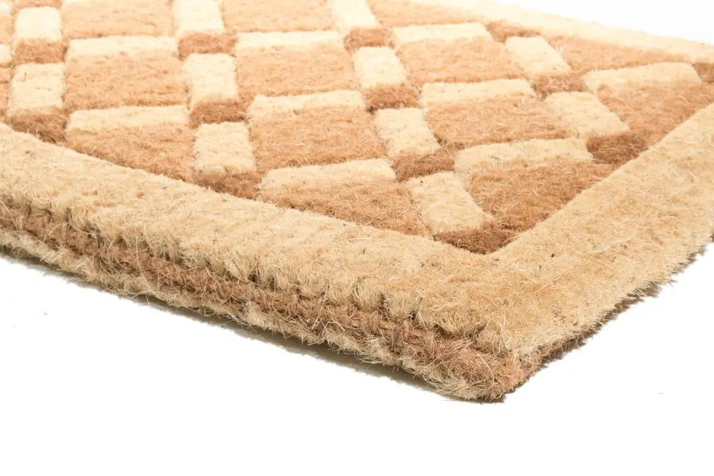 18" X 30" Brown Coir Outdoor Door Mat - NOBLE HOME INTERIORS