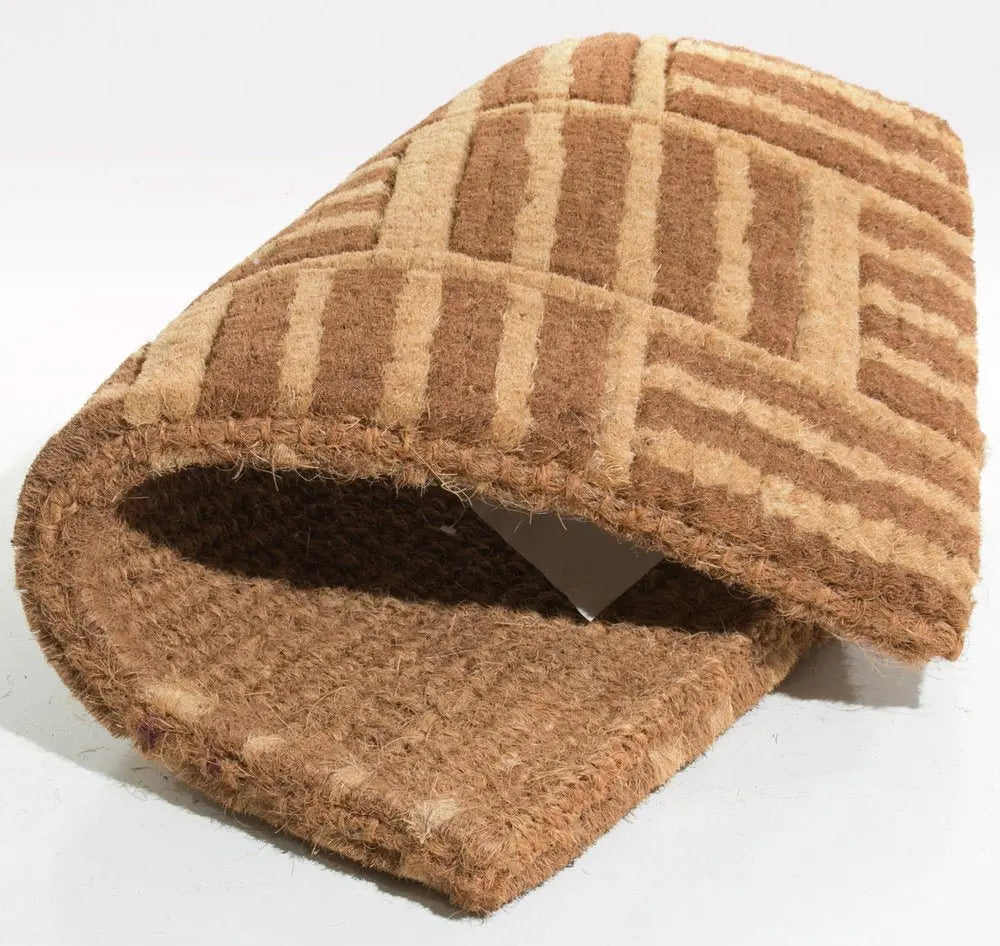 18" X 30" Brown Coir Outdoor Door Mat - NOBLE HOME INTERIORS