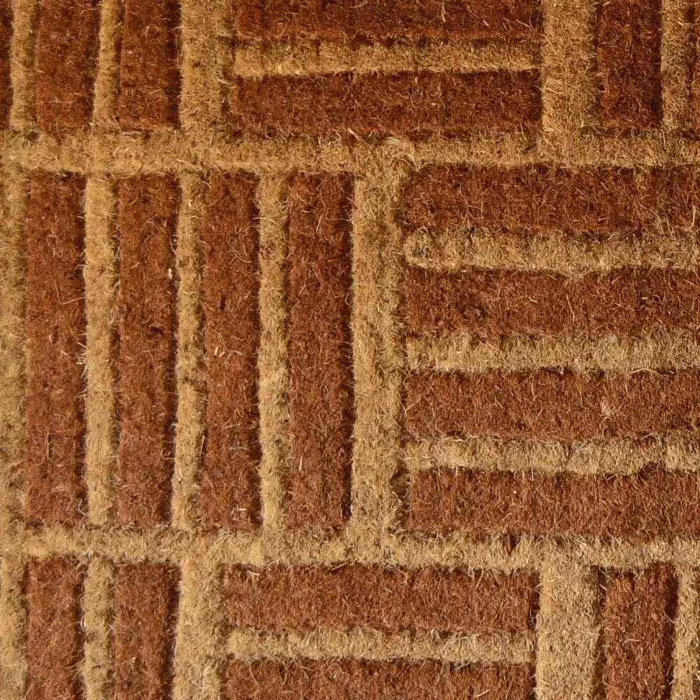18" X 30" Brown Coir Outdoor Door Mat - NOBLE HOME INTERIORS