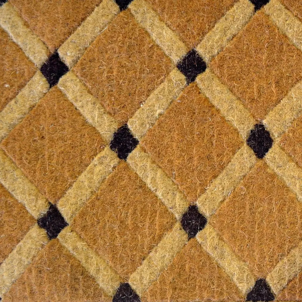 18" X 30" Brown Coir Outdoor Door Mat - NOBLE HOME INTERIORS