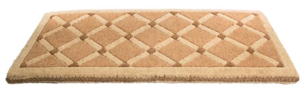 18" X 47" Brown Coir Outdoor Door Mat - NOBLE HOME INTERIORS