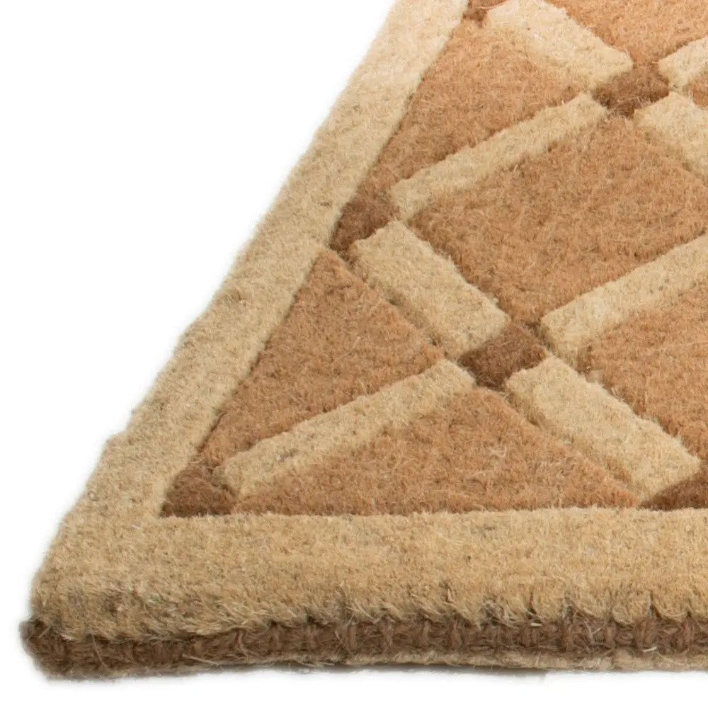 18" X 47" Brown Coir Outdoor Door Mat - NOBLE HOME INTERIORS