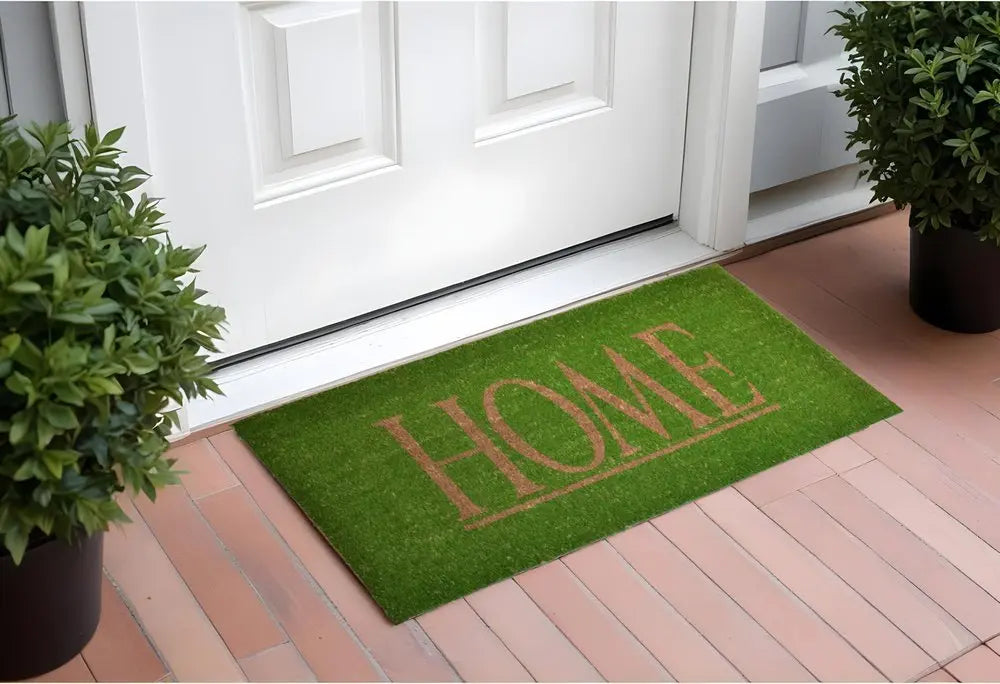 18" X 48" Green Coir Home Outdoor Door Mat - NOBLE HOME INTERIORS