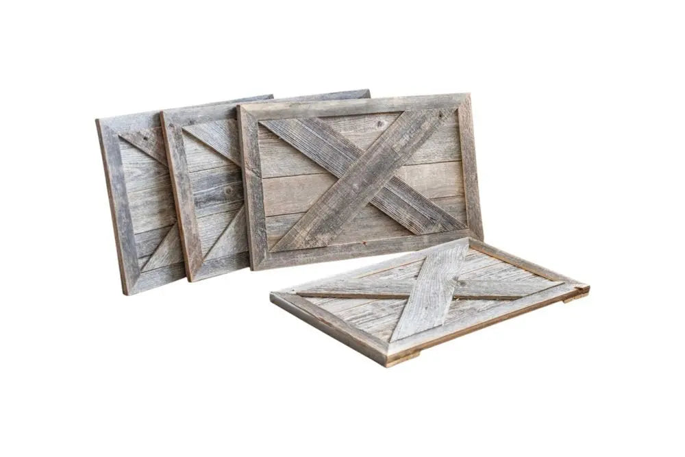 19" Natural Weathered Gray Christmas Tree Collar - NOBLE HOME INTERIORS