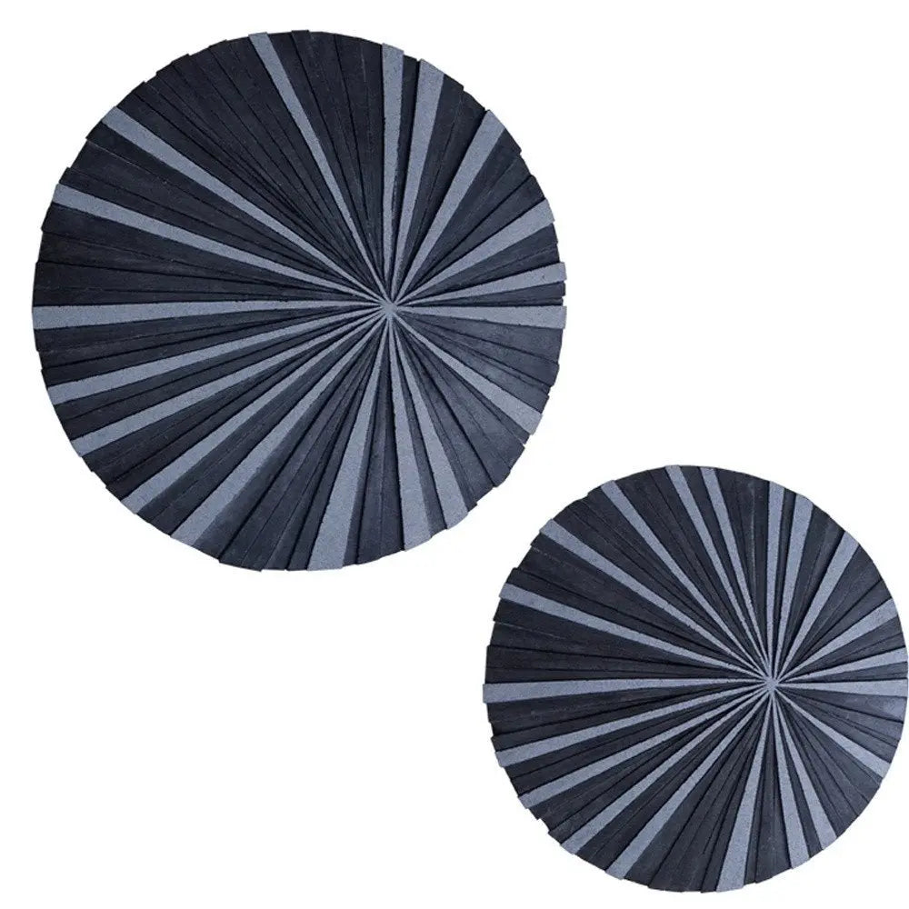 19" X 19" Gray Sandstone Wall Decor - NOBLE HOME INTERIORS