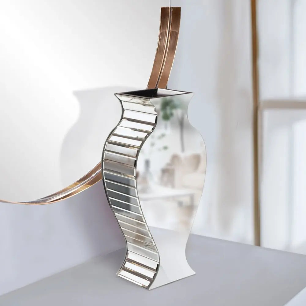 20" Clear Cylinder Table Vase - NOBLE HOME INTERIORS