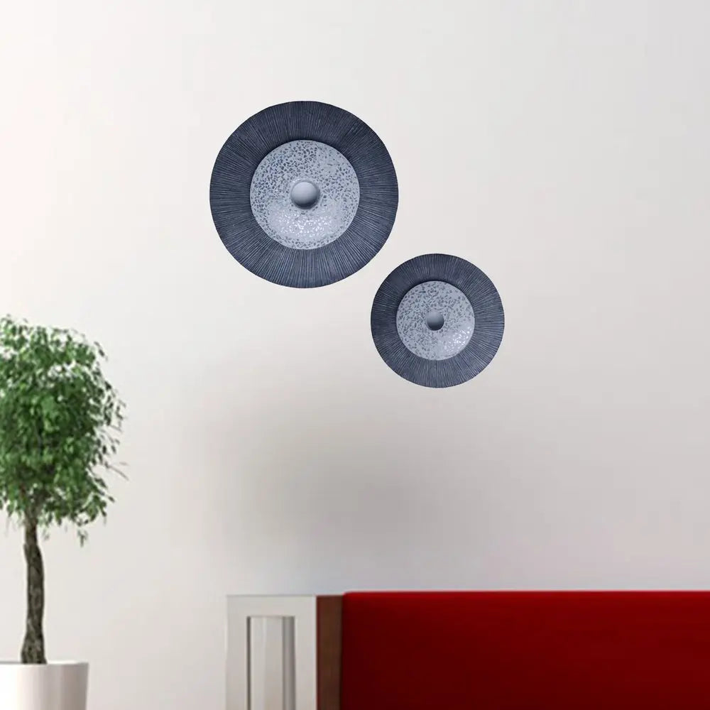 20" X 20" Gray Sandstone Hanging Dimensional Sculpture Wall Decor - NOBLE HOME INTERIORS