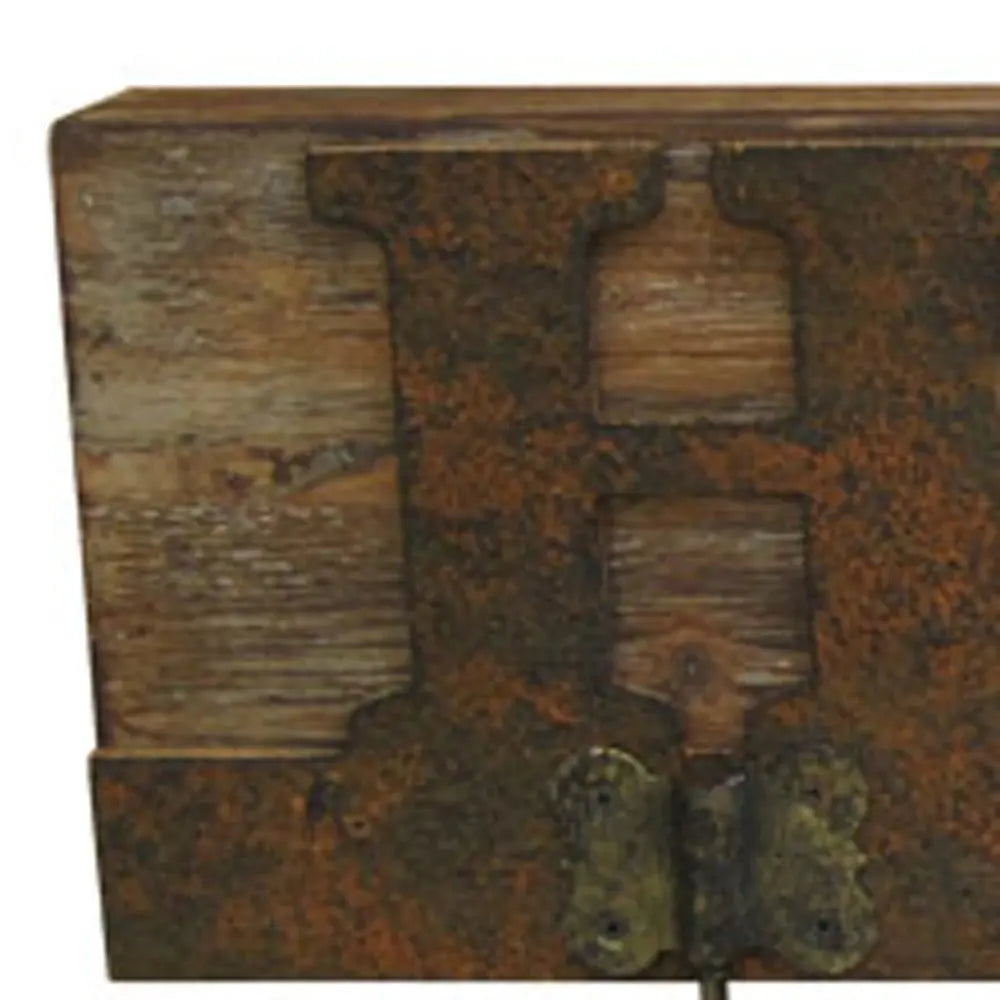 20" X 23" X 5" Brown Wooden Plaque - NOBLE HOME INTERIORS