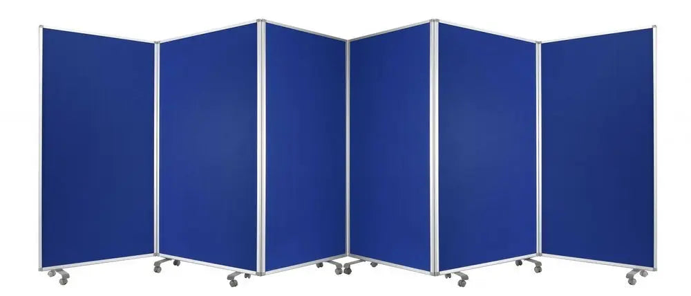 212 X 1 X 71 Green Metal 6 Panel Screen - NOBLE HOME INTERIORS