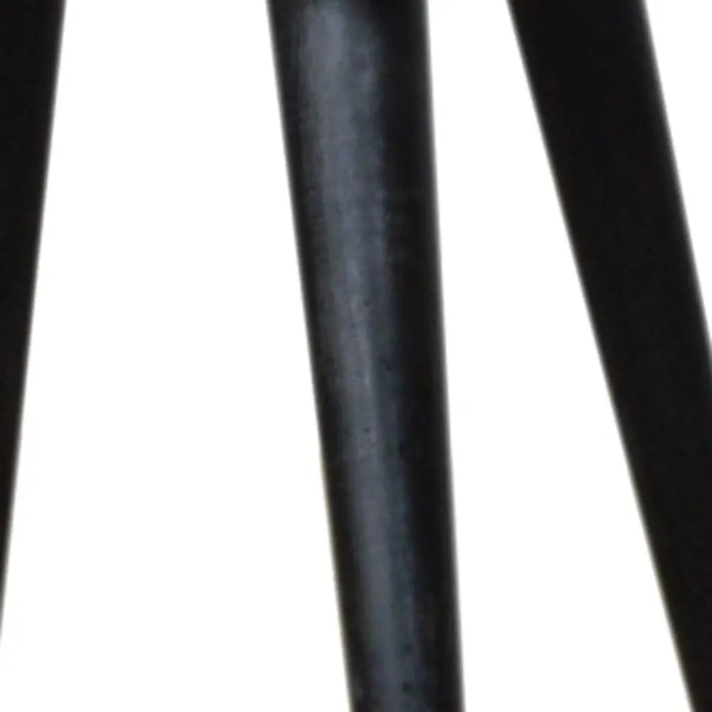 22" Black Solid Wood Square One Drawer Nightstand - NOBLE HOME INTERIORS