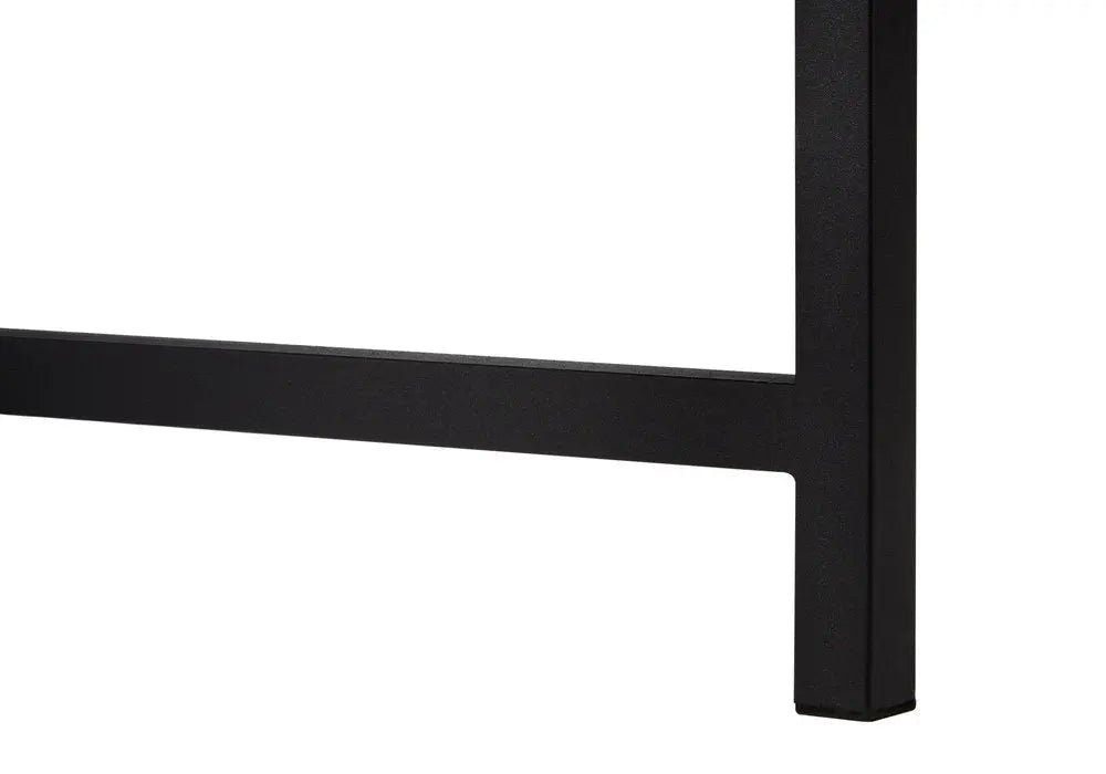 24" Brown and Black Computer Desk With Two Drawers - NOBLE HOME INTERIORS