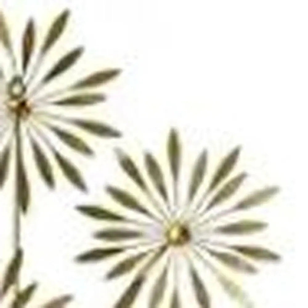 24" Gold Orange And Black Metal Silent Analog Novelty Wall Clock - NOBLE HOME INTERIORS