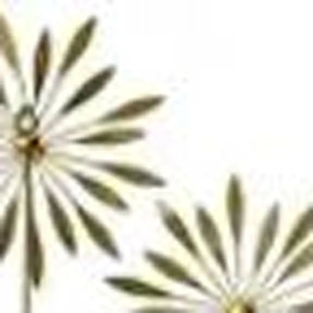 24" Gold Orange And Black Metal Silent Analog Novelty Wall Clock - NOBLE HOME INTERIORS