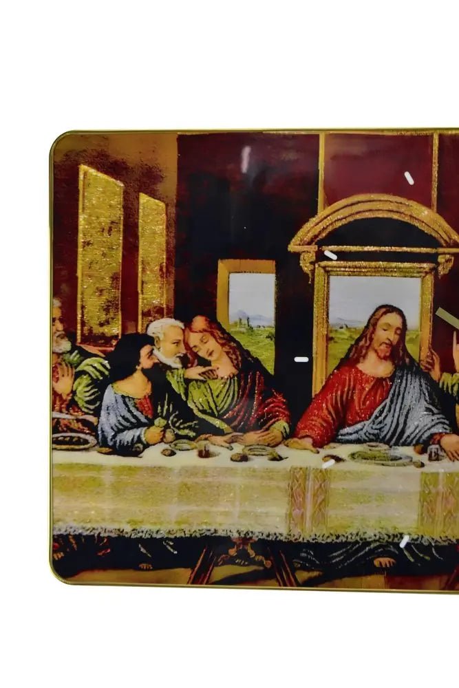 24" Red Green And Blue Solid Wood Silent Analog Wall Clock HomeRoots