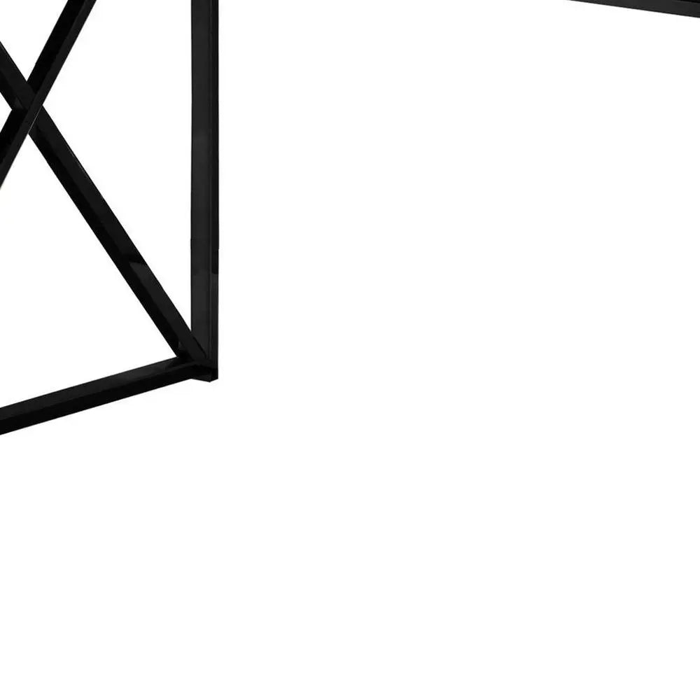 24" Taupe and Black Computer Desk - NOBLE HOME INTERIORS