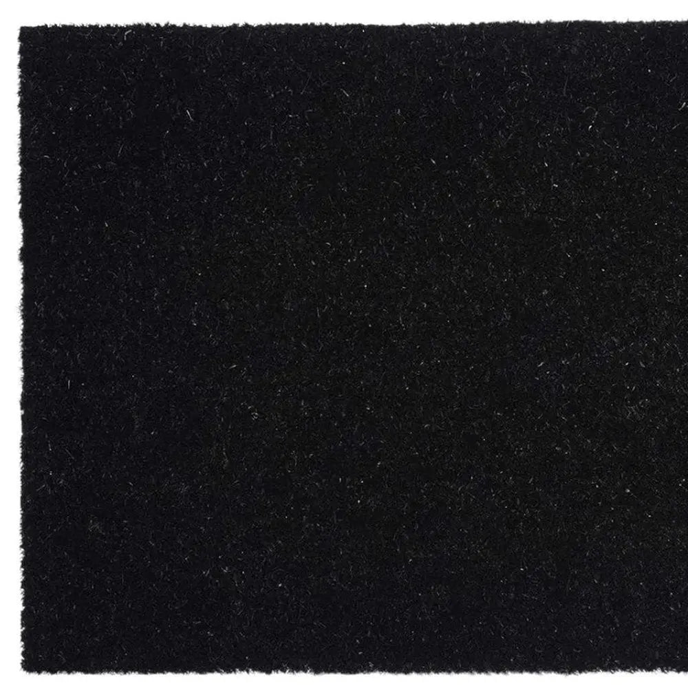 24" X 36" Black And White Coir Skull Outdoor Halloween Door Mat - NOVA HOME FURNITURE