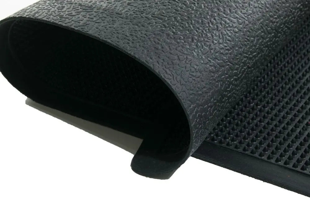 24" X 40" Black Rubber Outdoor Door Mat - NOBLE HOME INTERIORS