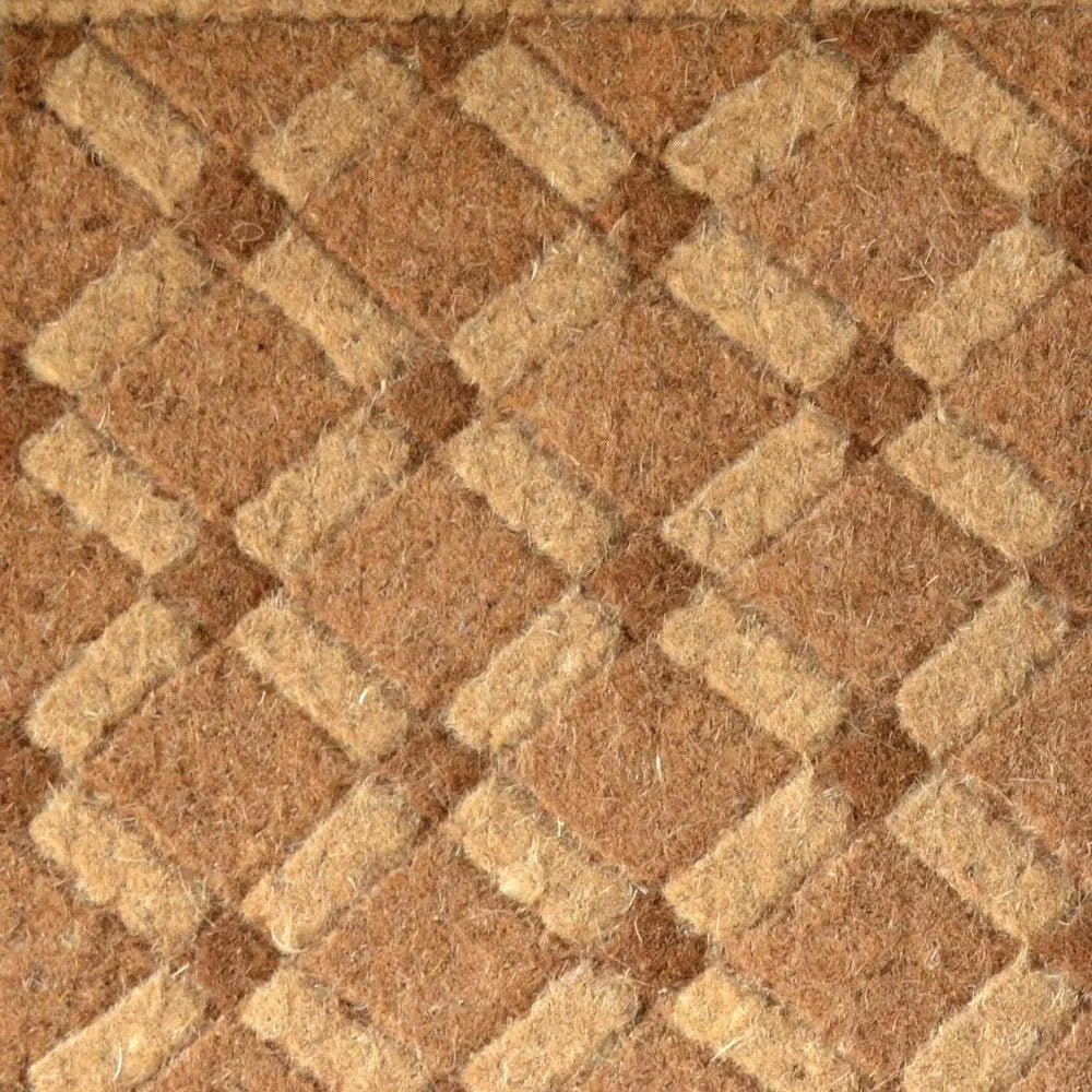 24" X 48" Brown Coir Outdoor Door Mat - NOBLE HOME INTERIORS