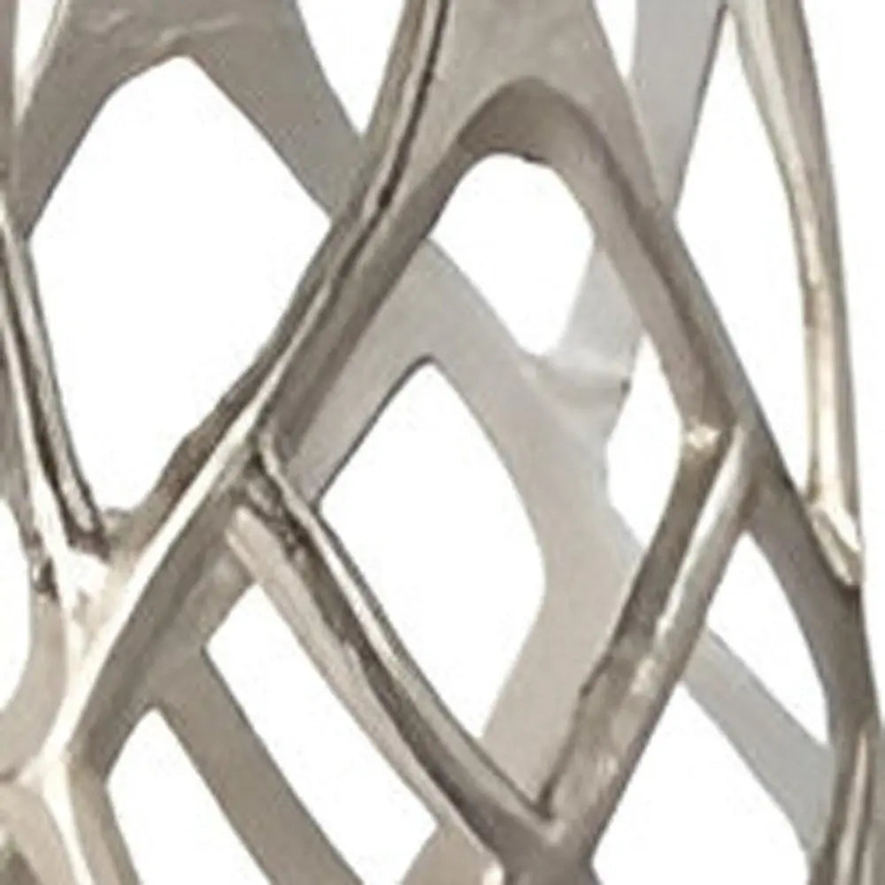 27" Cylinder Aluminum Floor Vase - NOBLE HOME INTERIORS